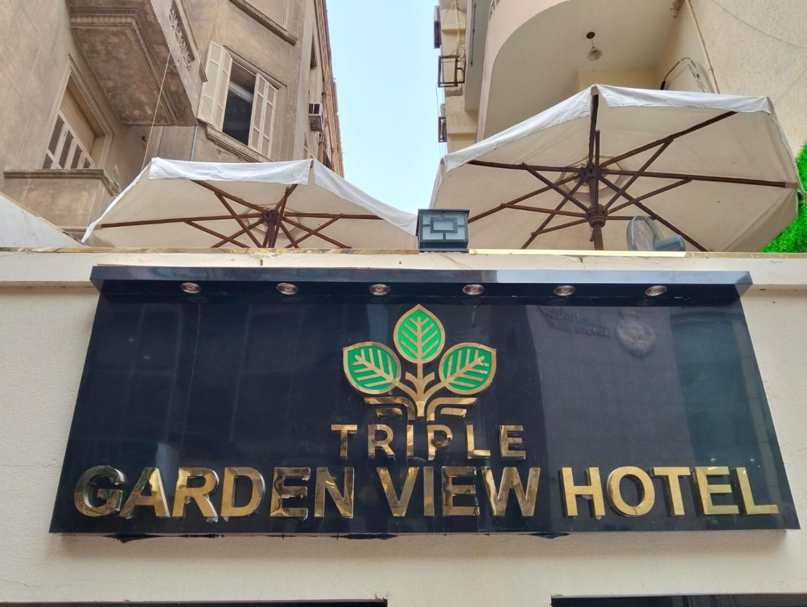 Triple Garden View Hotel Kairo Exteriör bild